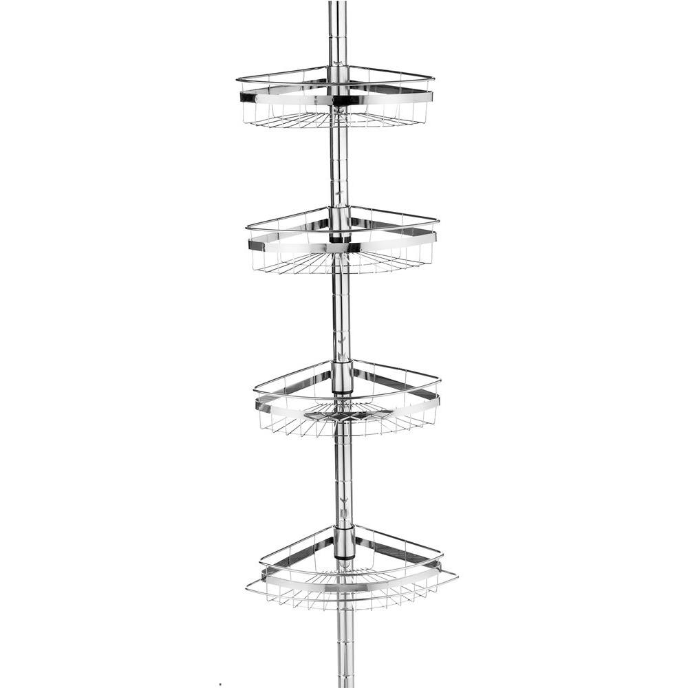 Popular Bath Products Ultimate 4Shelf Expandable Shower Caddy in