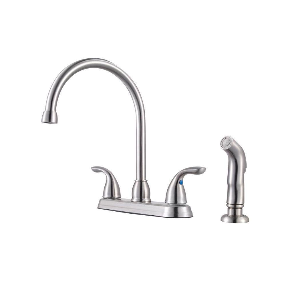 Stainless Steel Pfister Basic Kitchen Faucets G136500s 64 1000 