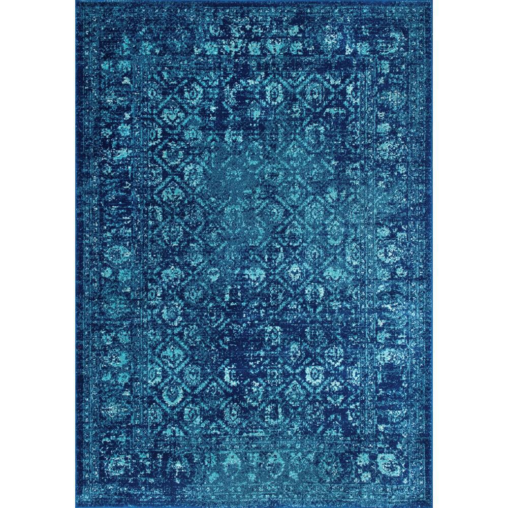 Nuloom Vintage Kellum Blue 6 Ft X 9 Area Rug Owtc02a 51109 Herminia Vintage Trellis Blue 6 Ft 7 In X 9