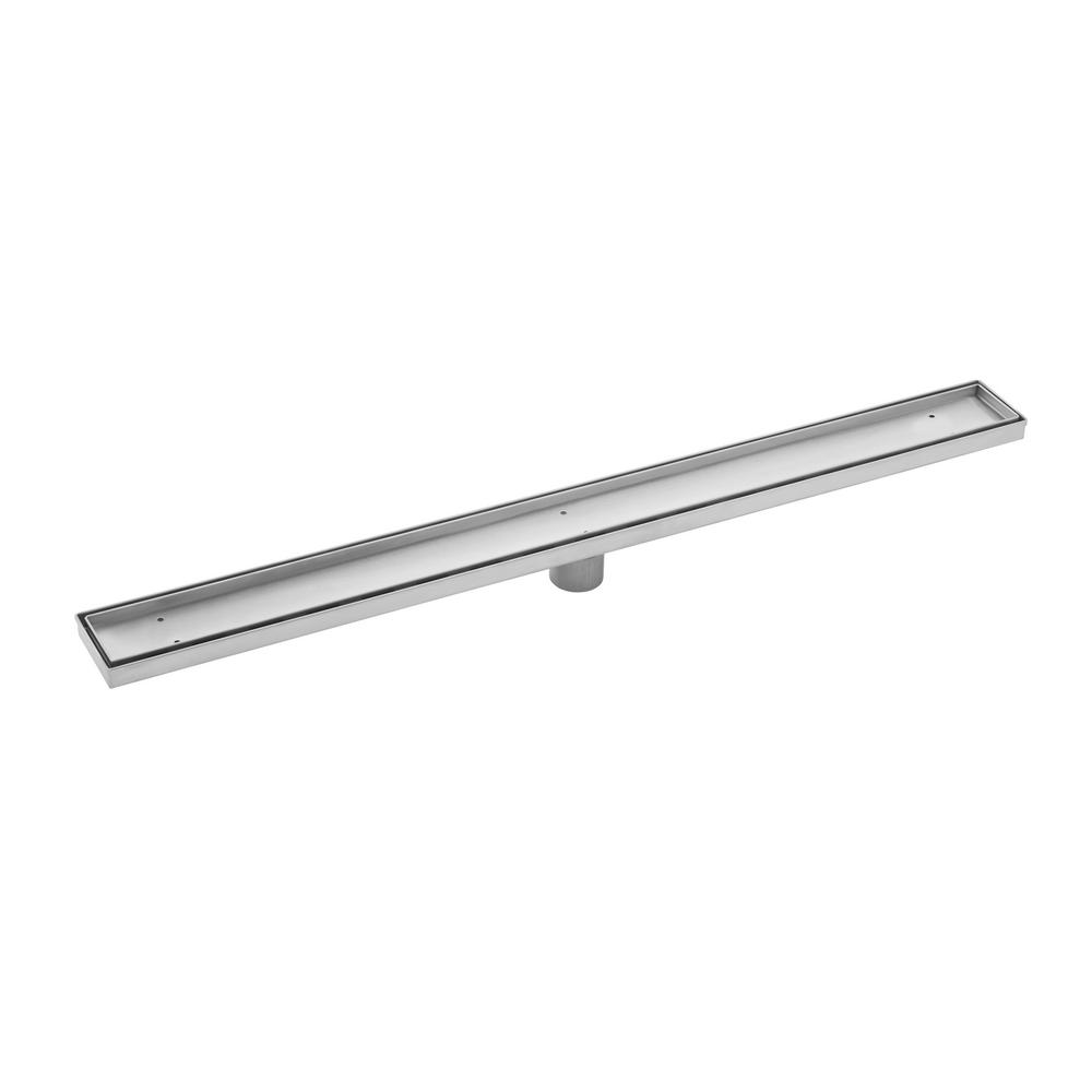 Ipt Sink Company 30 In Stainless Steel Tile Insert Linear Shower Drain Iptld Ti30 The Home Depot