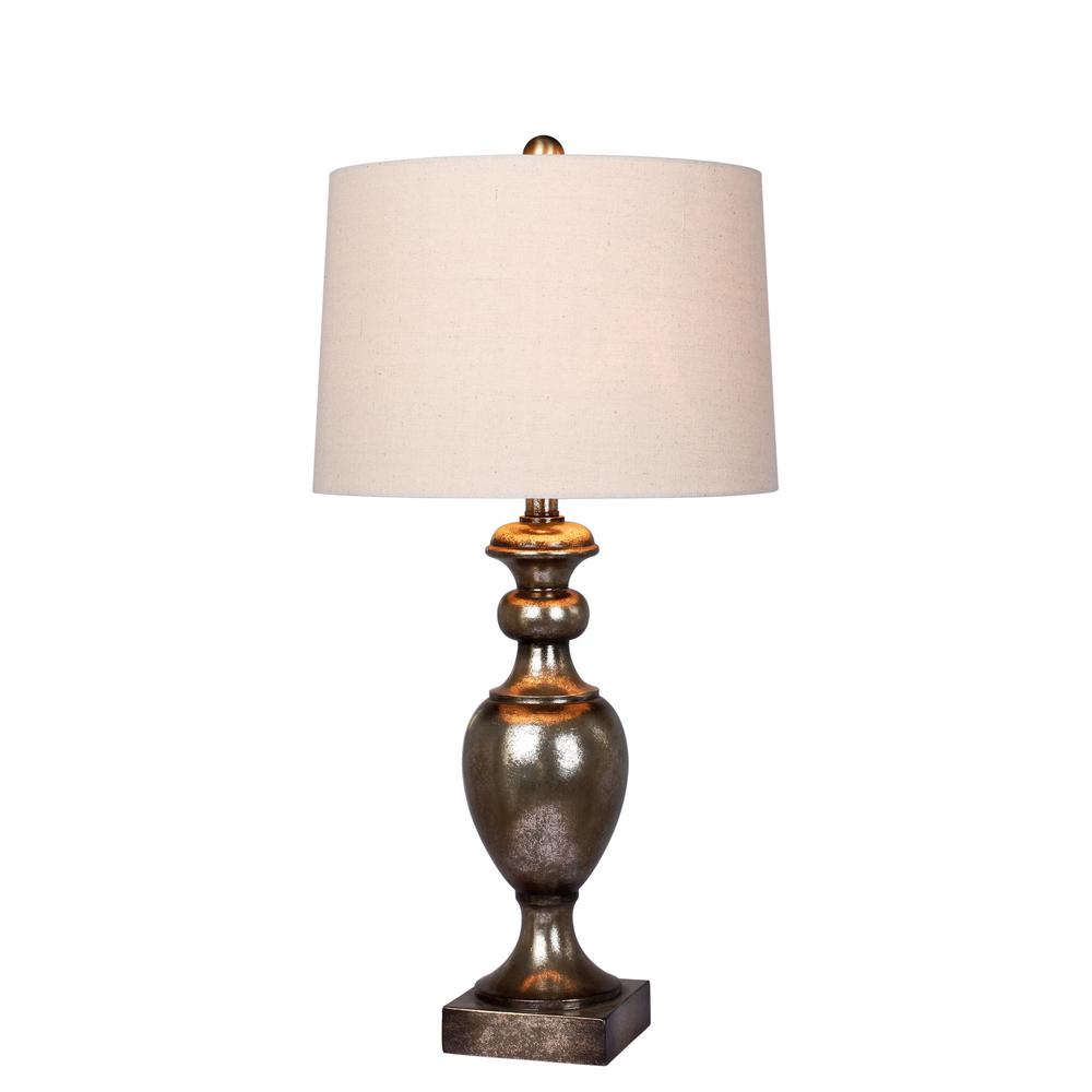 Fangio Lighting S 28 In Textured Resin Urn Table Fangio Lighting S 28 In Textured Resin Urn Table Lamp Antique Gold Leaf