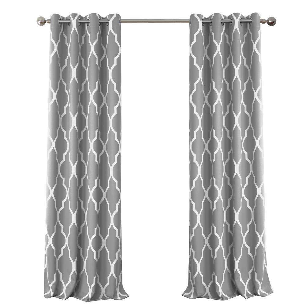 Elrene Emery Kids Blackout Window Curtain 026865901054 The Home Depot Emery Kids Blackout Window Curtain