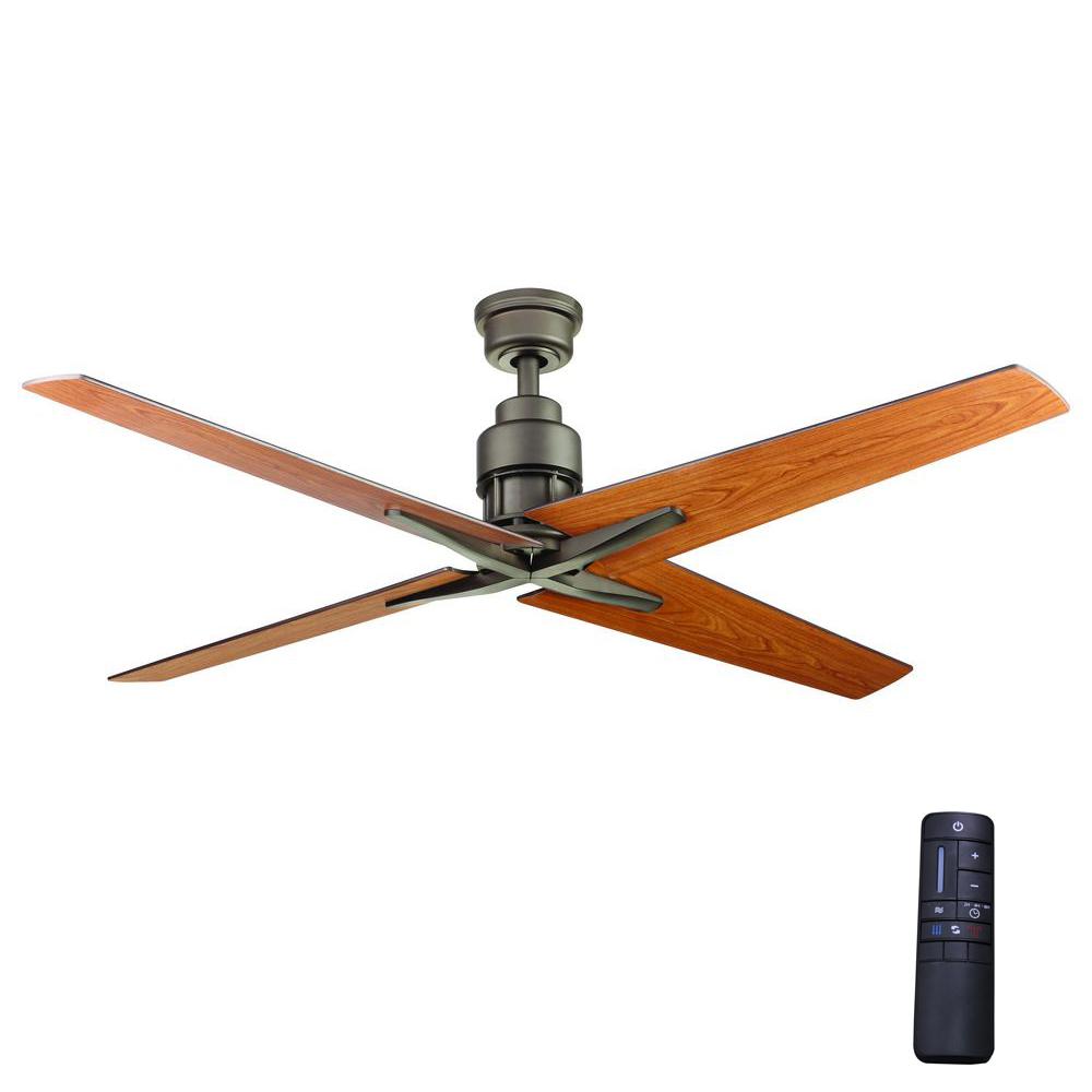 Virginia Highland 56 In Indoor Espresso Bronze Ceiling Fan With Remote Control