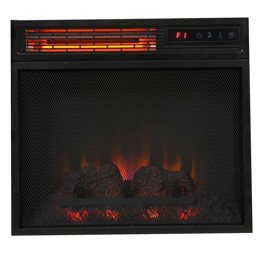 Home Decorators Collection Highland 40 In Faux Stone Mantel Electric Fireplace Tan