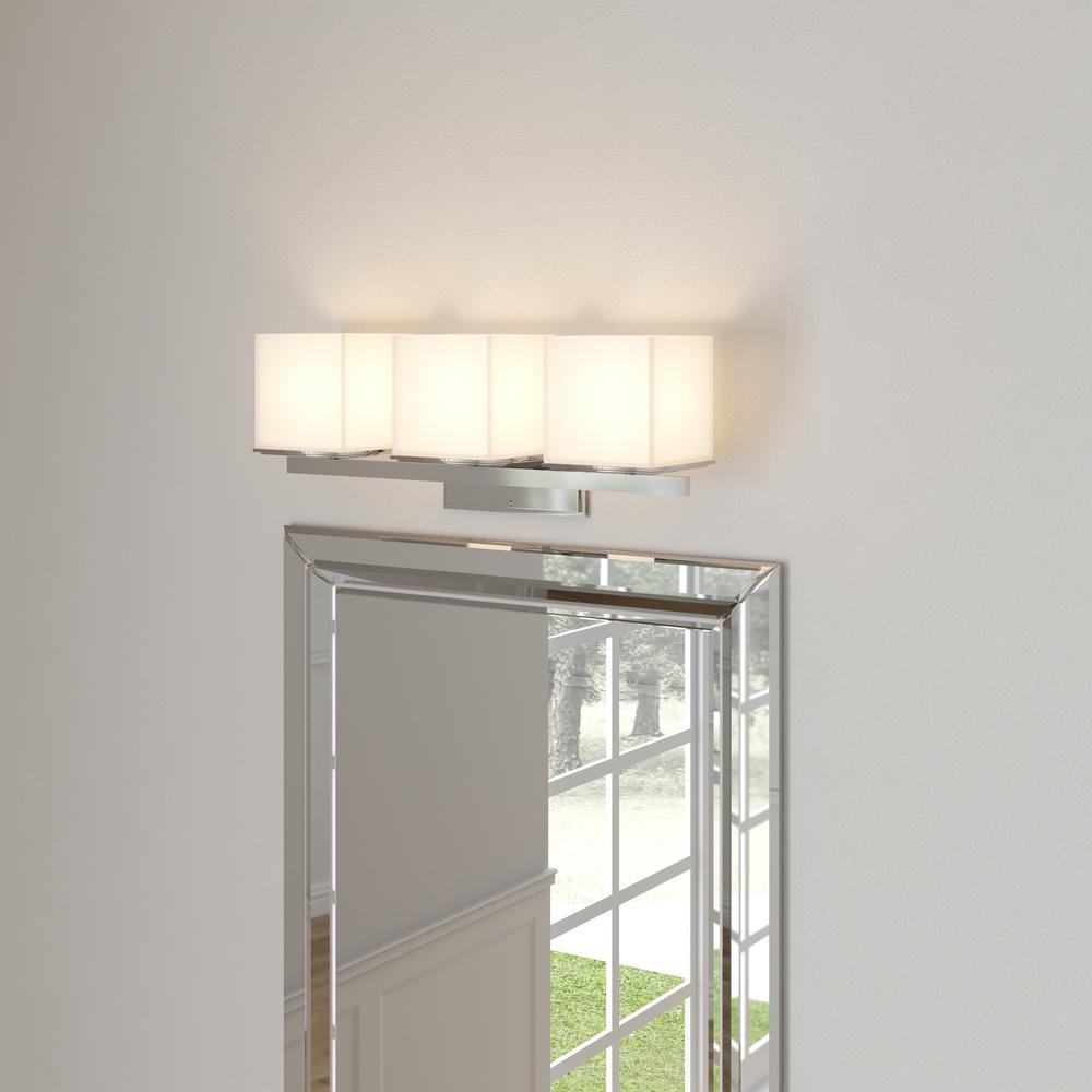 Glomar Tolosa 3 Light Polished Chrome Bath Vanity Hd 4083 Light Polished Chrome Bath Vanity