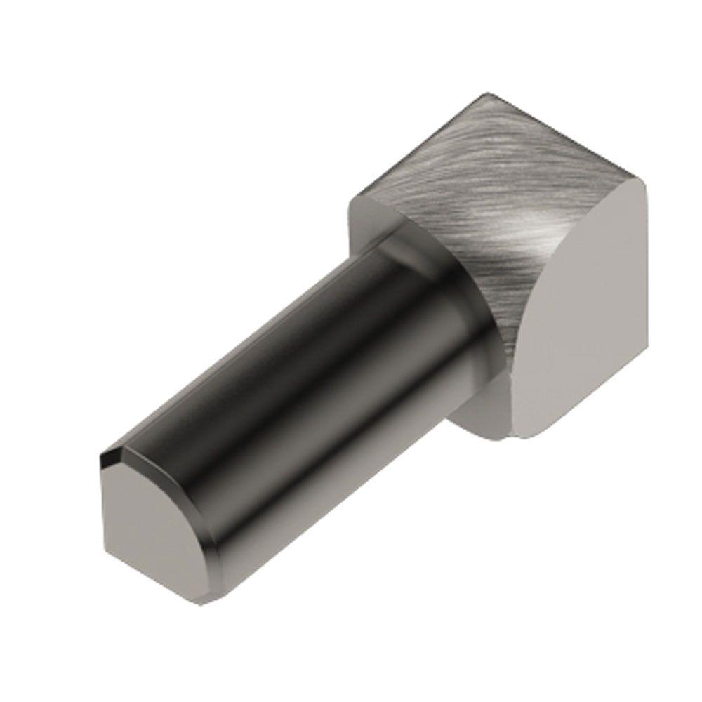 Schluter Rondec Brushed Nickel Anodized Aluminum 1/2 in. x 1 in. Metal