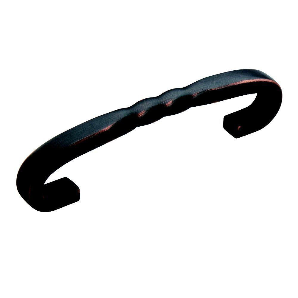 Amerock Inspirations 96 mm Oil Rubbed Bronze Rope PullBP1784ORB The