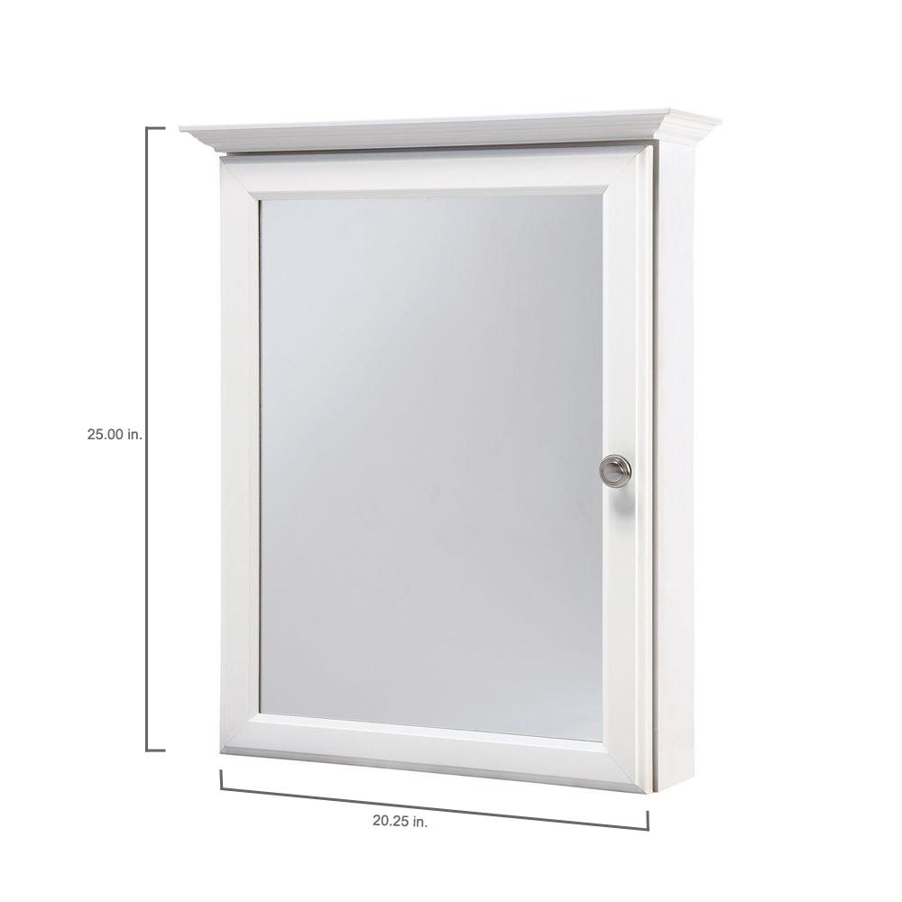 Glacier Bay 20 1 4 In W X 25 In H Framed Surface Mount Bathroom