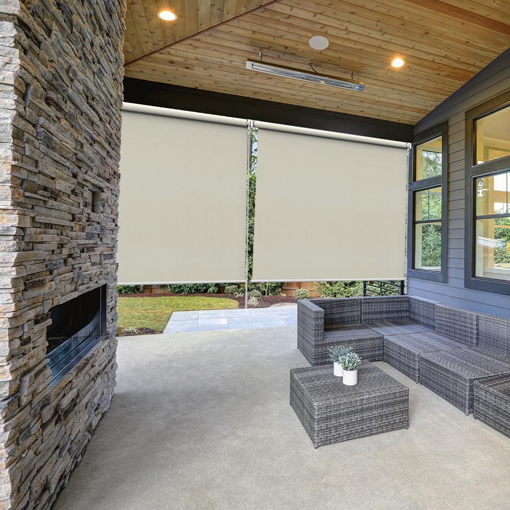 Radiance 72 in. W x 72 in L Sand Dollar Sunshade Horizontal Roll