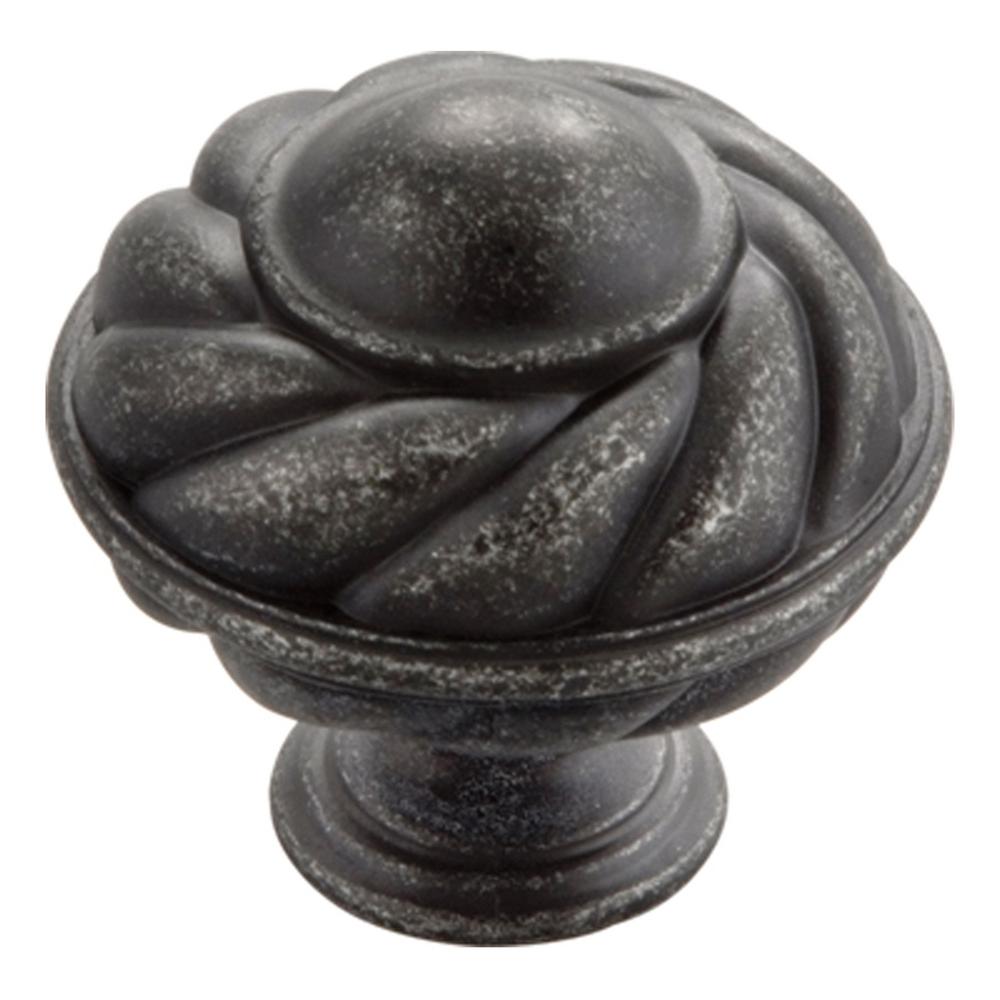Hickory Hardware 15/16 in. Vibra Pewter KnobP3163VP The
