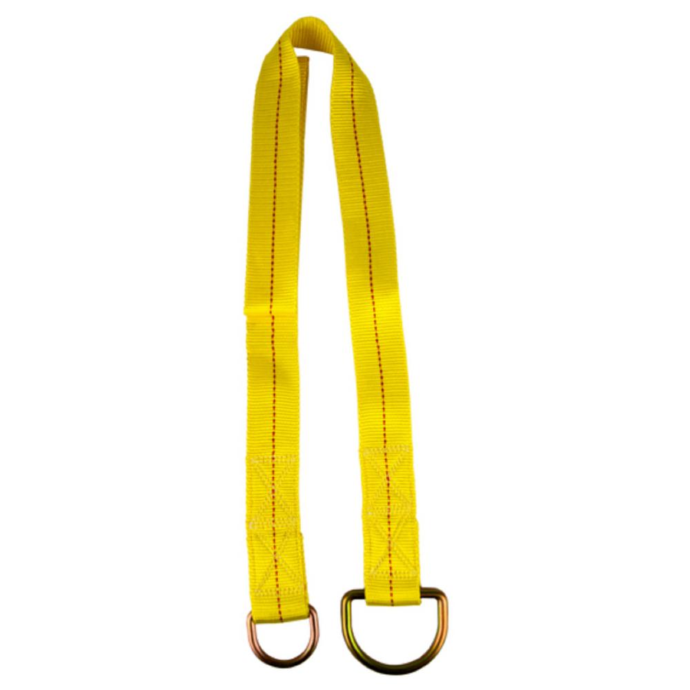 Guardian Fall Protection 6 ft. Cross Arm Strap with Large and Small D ...