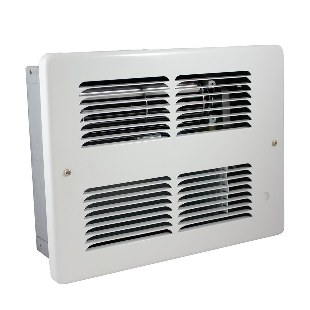 White electric wall heater