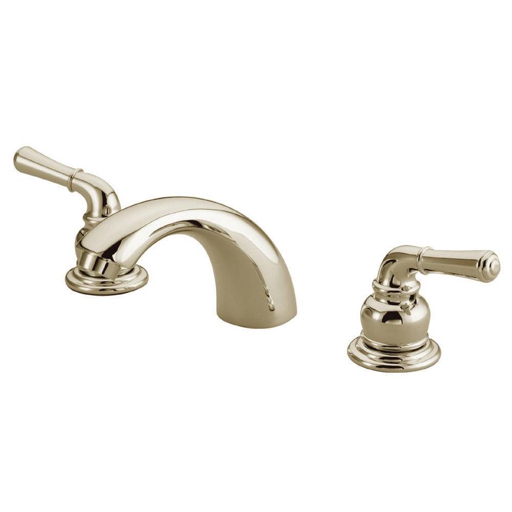 Kingston Brass 4 In Mini Widespread 2 Handle Mid Arc Bathroom Mini Widespread 2 Handle Mid Arc Bathroom Faucet
