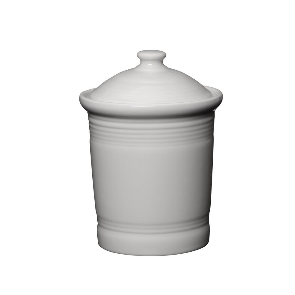 Fiesta 1 Qt. White Small Canister with Lid-571100U - The Home Depot