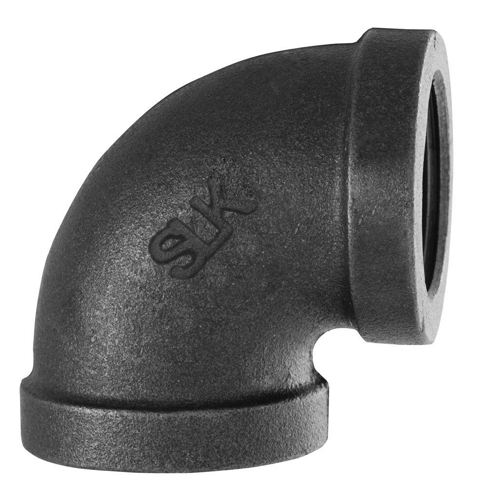 LDR Industries 1/4 in. x 1/4 in. Black Iron 90° FPT x FPT Elbow310 E90