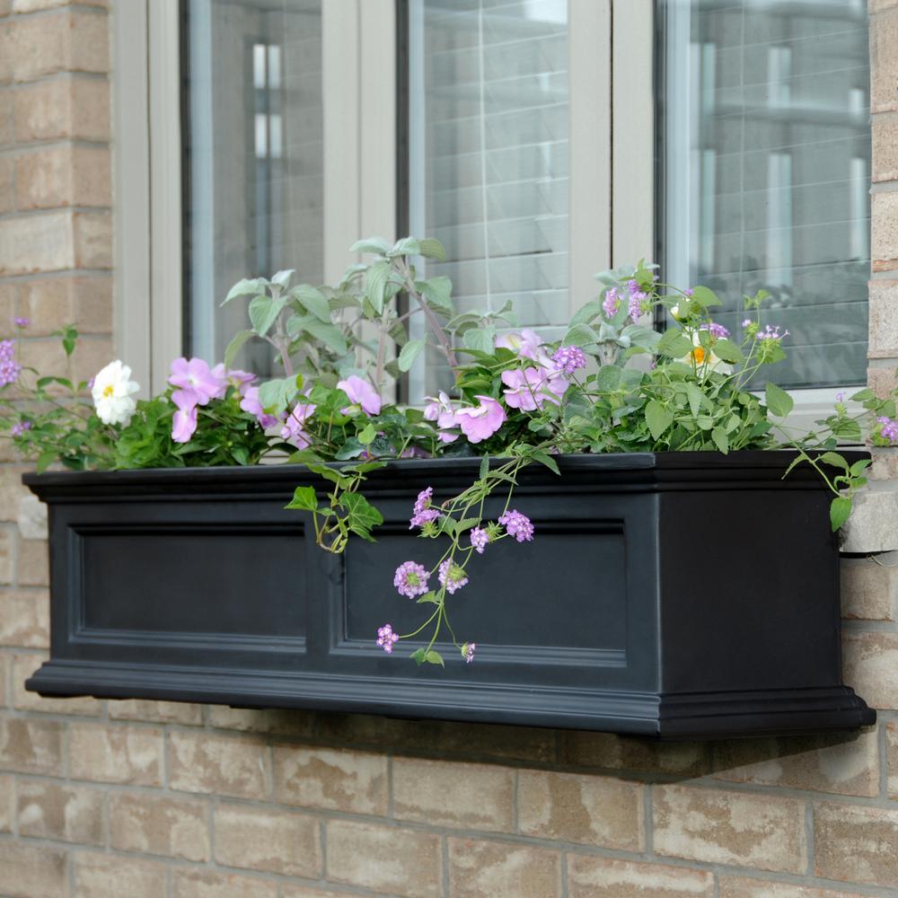 Black - Window Boxes - Planters - The Home Depot