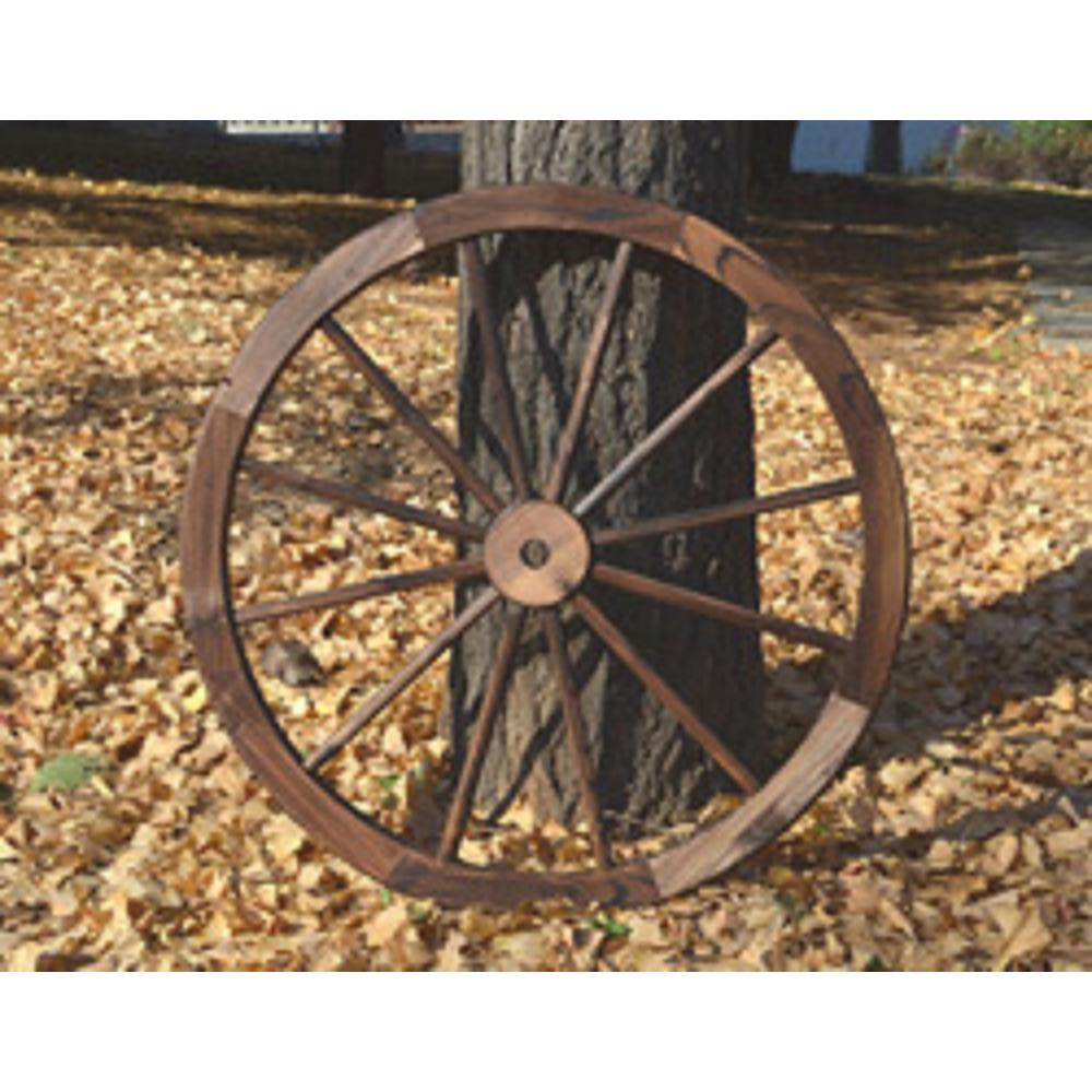 Gardenised 35 In X 1 4 In Decorative Antique Brown Wagon Garden