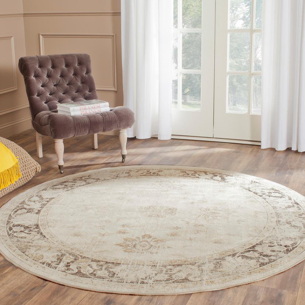 Safavieh Vintage Stone 8 Ft X Round Area Rug - 8 Ft Round Area Rugs Safavieh Vintage Stone 8 Ft X Round Area Rug - 8 Ft Round Area Rugs