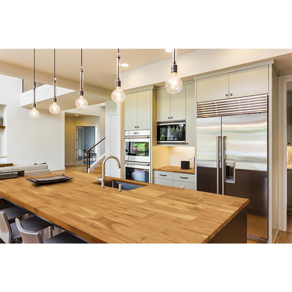 Interbuild 6 Ft 2 In L X 3 Ft W X 1 In T Butcher Block