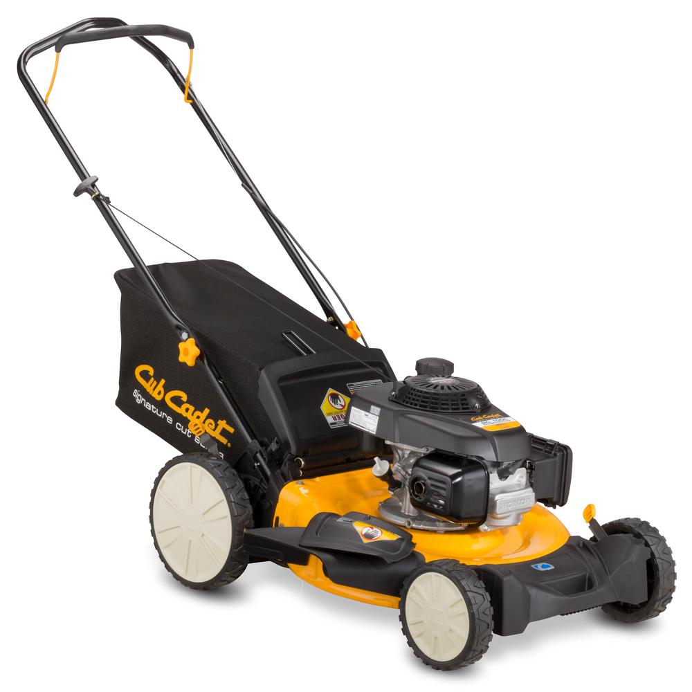 Cub Cadet 21 inch 160cc Honda 3-in-1 High Rear Wheel Gas Walk Behind Push Mower by Cub Cadet