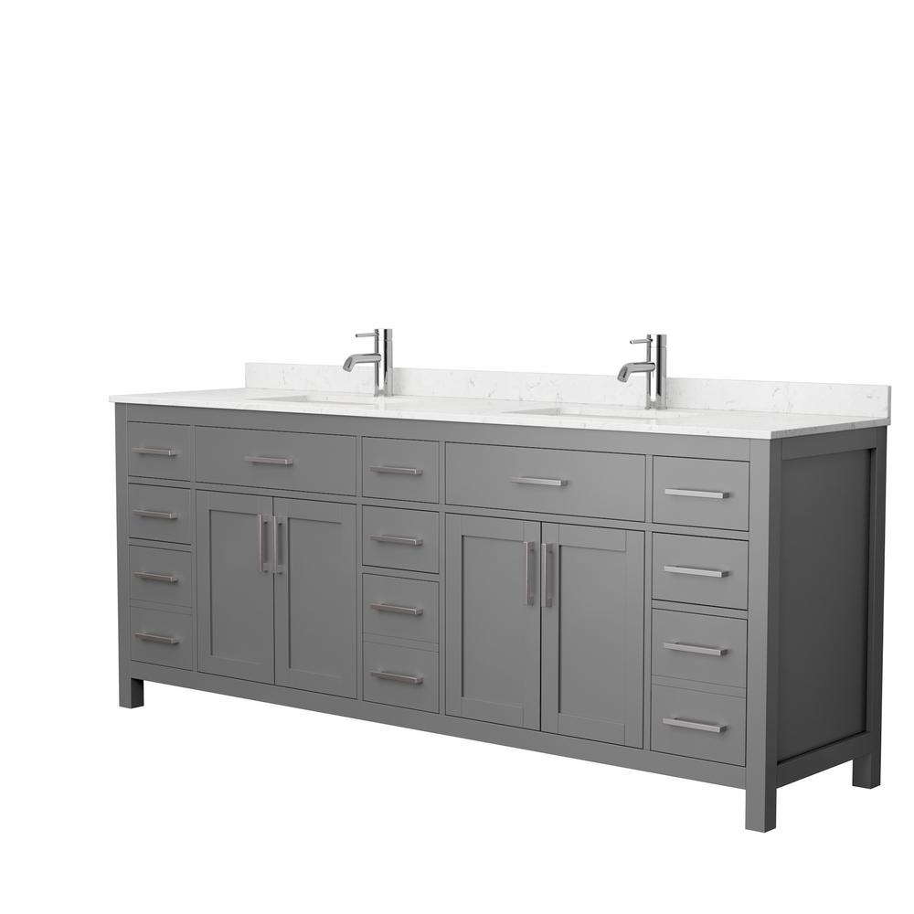 Wyndham Collection Beckett 66 in. W x 22 in. D Single Vanity in Dark