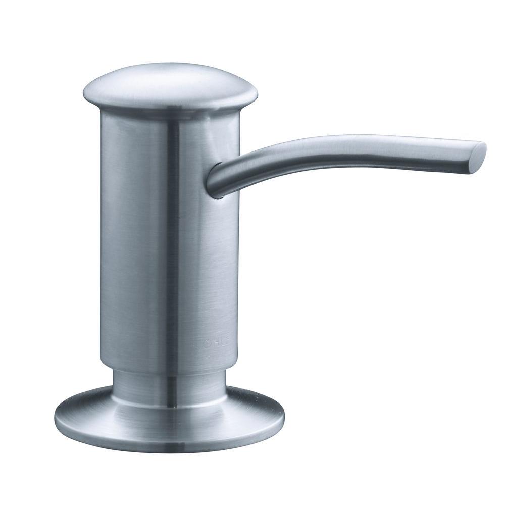 Contemporary CountertopMount Brass Soap and Lotion Dispenser in