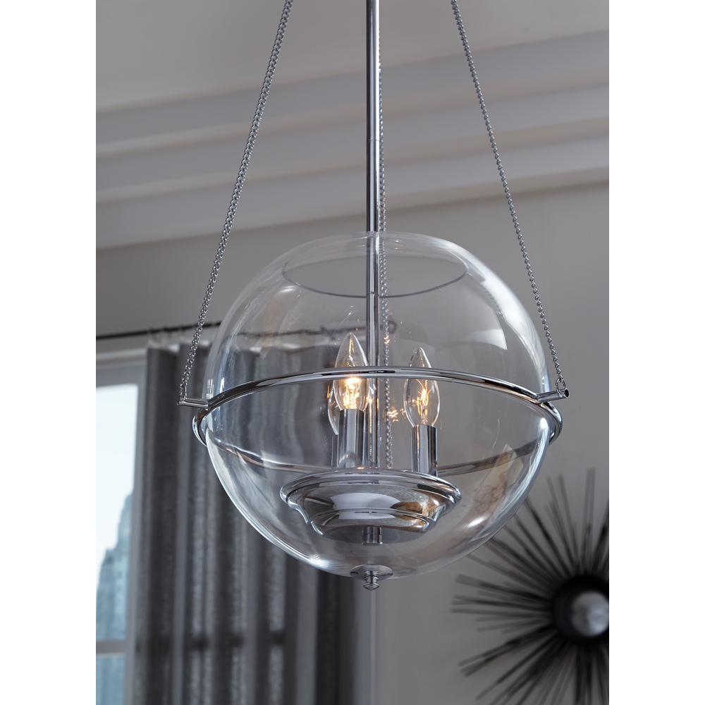 Sea Gull Lighting Havenwood 21 In W X 41 25 H 6 Light Chrome - Large Indoor Pendant Lighting Sea Gull Lighting Havenwood 21 In W X 41 25 H 6 Light Chrome - Large Indoor Pendant Lighting