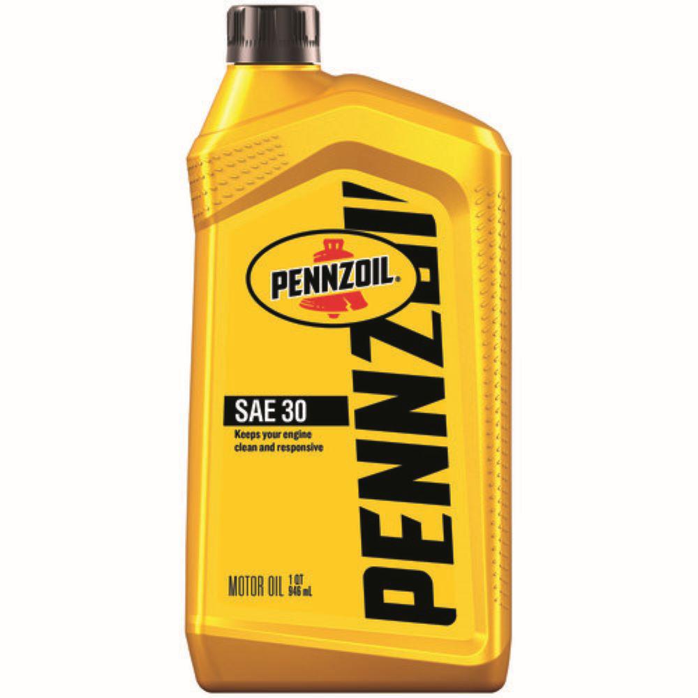 Pennzoil 1 Qt Sae 30 Conventional Motor Oil 550034991 The Home Depot