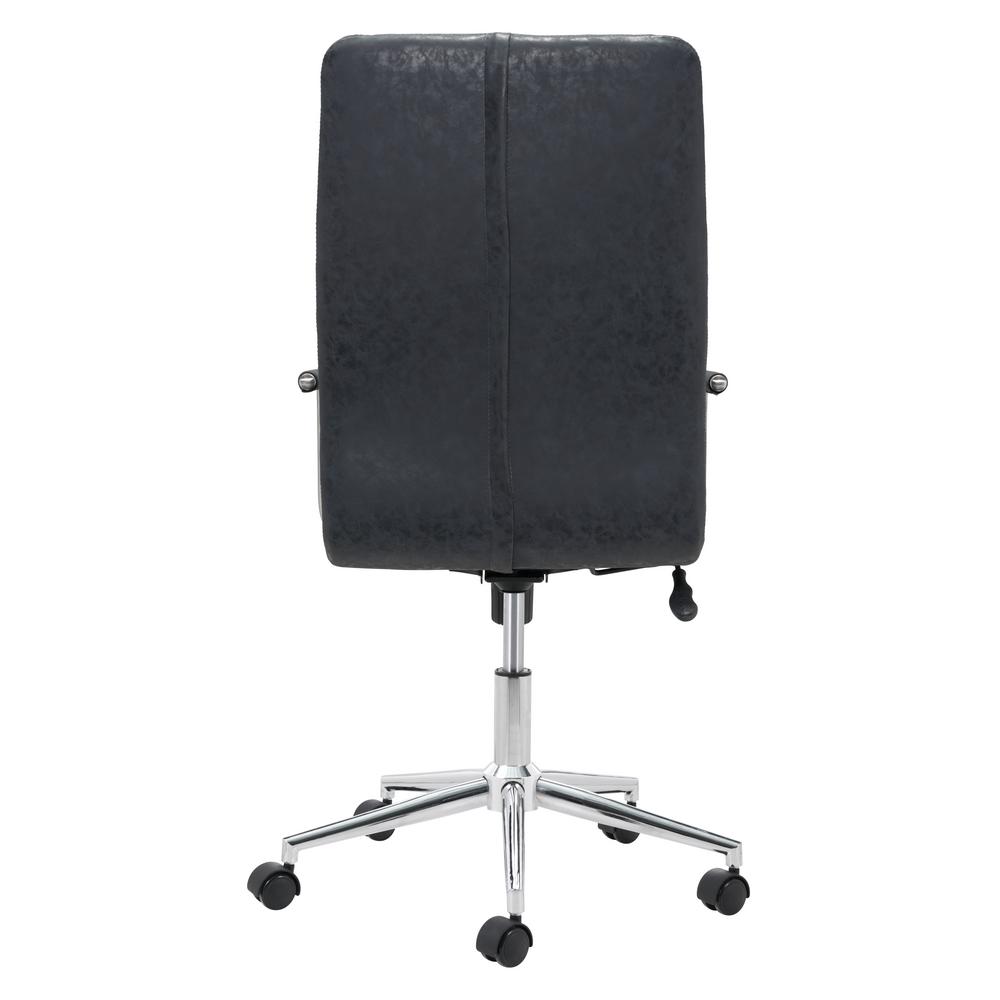 Zuo Pivot Vintage Black Office Chair 100772 The Home Depot