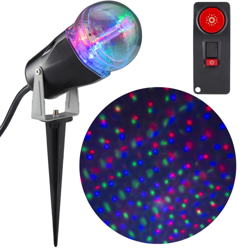 Projection Star Spinner Rgbw With Remote Control