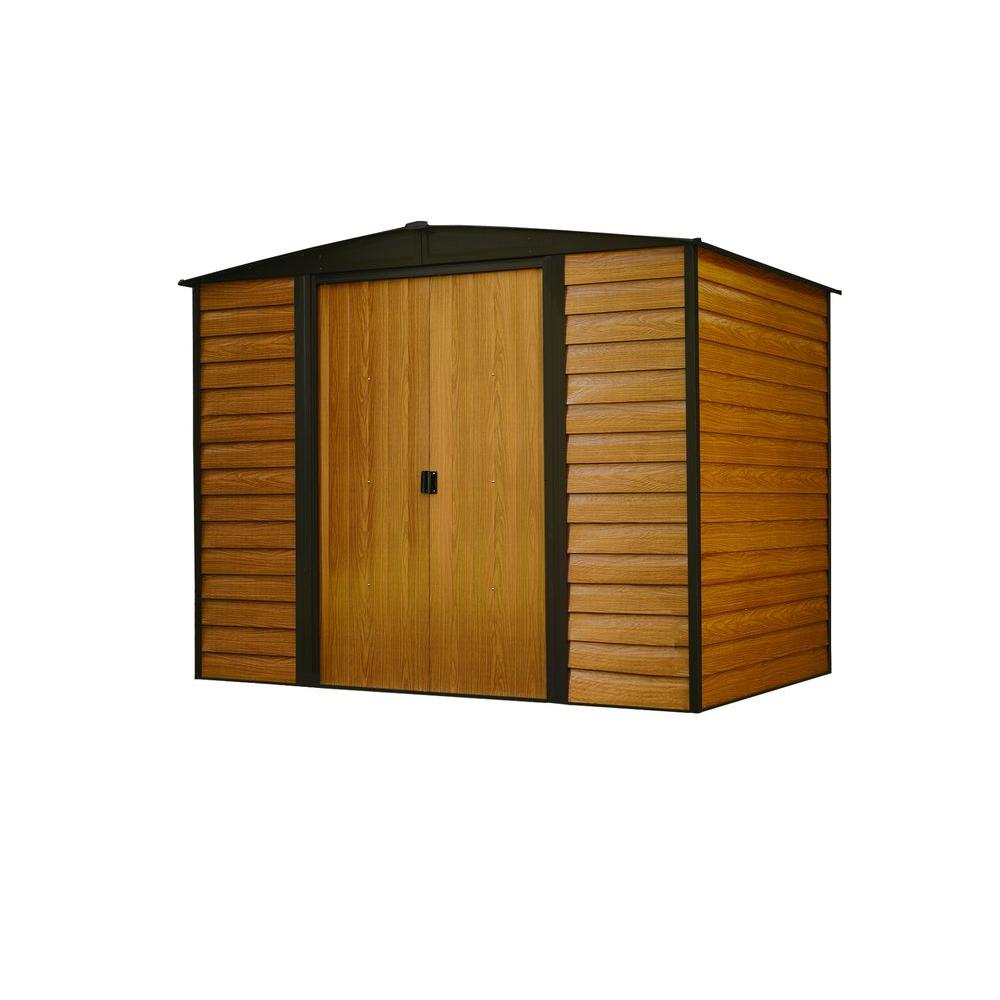arrow newport 10 ft. x 12 ft. metal shed-np101267 - the