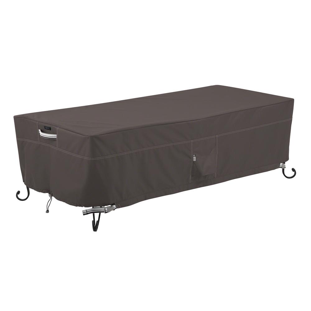 Classic Accessories Ravenna 60 In Rectangular Fire Pit Table