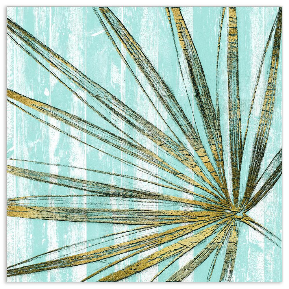 Beach Frond In Gold Ii By Ead Art Coop Frameless Free