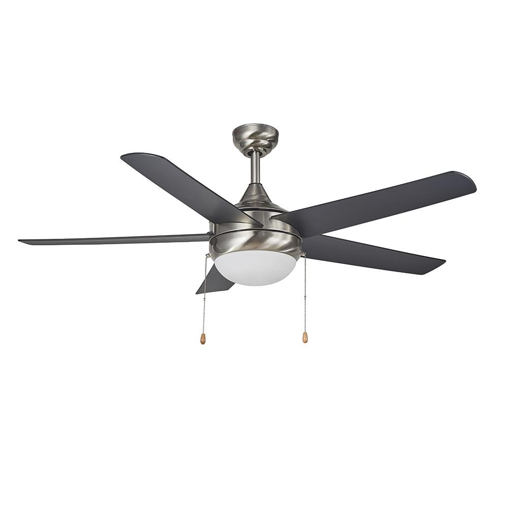 Lexi 52 In Led Indoor Satin Nickel Ceiling Fan With Light