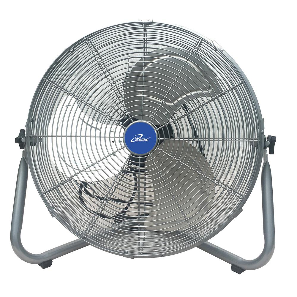 iLIVING 20 in. Super Turbo High Velocity Floor Fan 7500 CFM, 22Watt