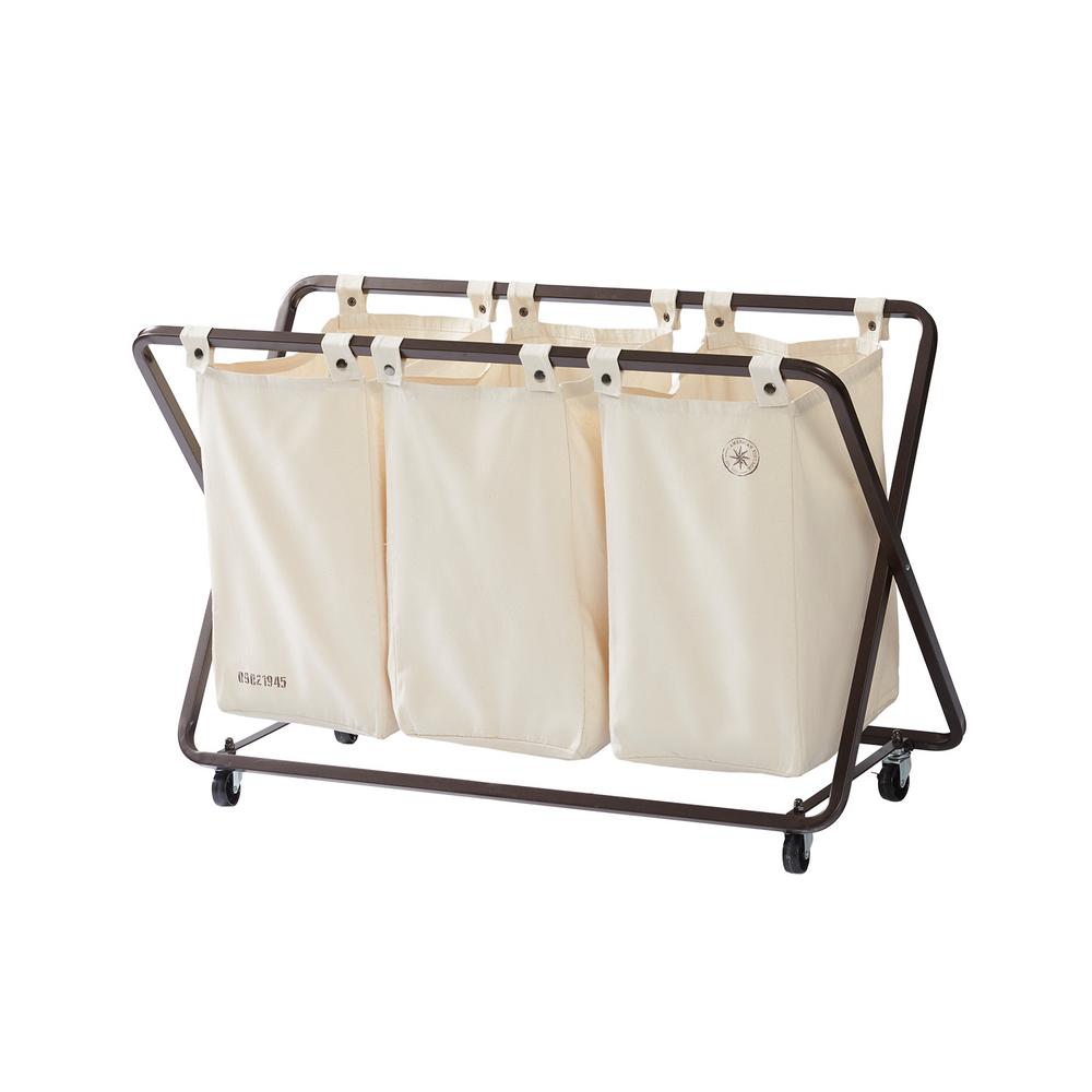 laundry sorter with folding table