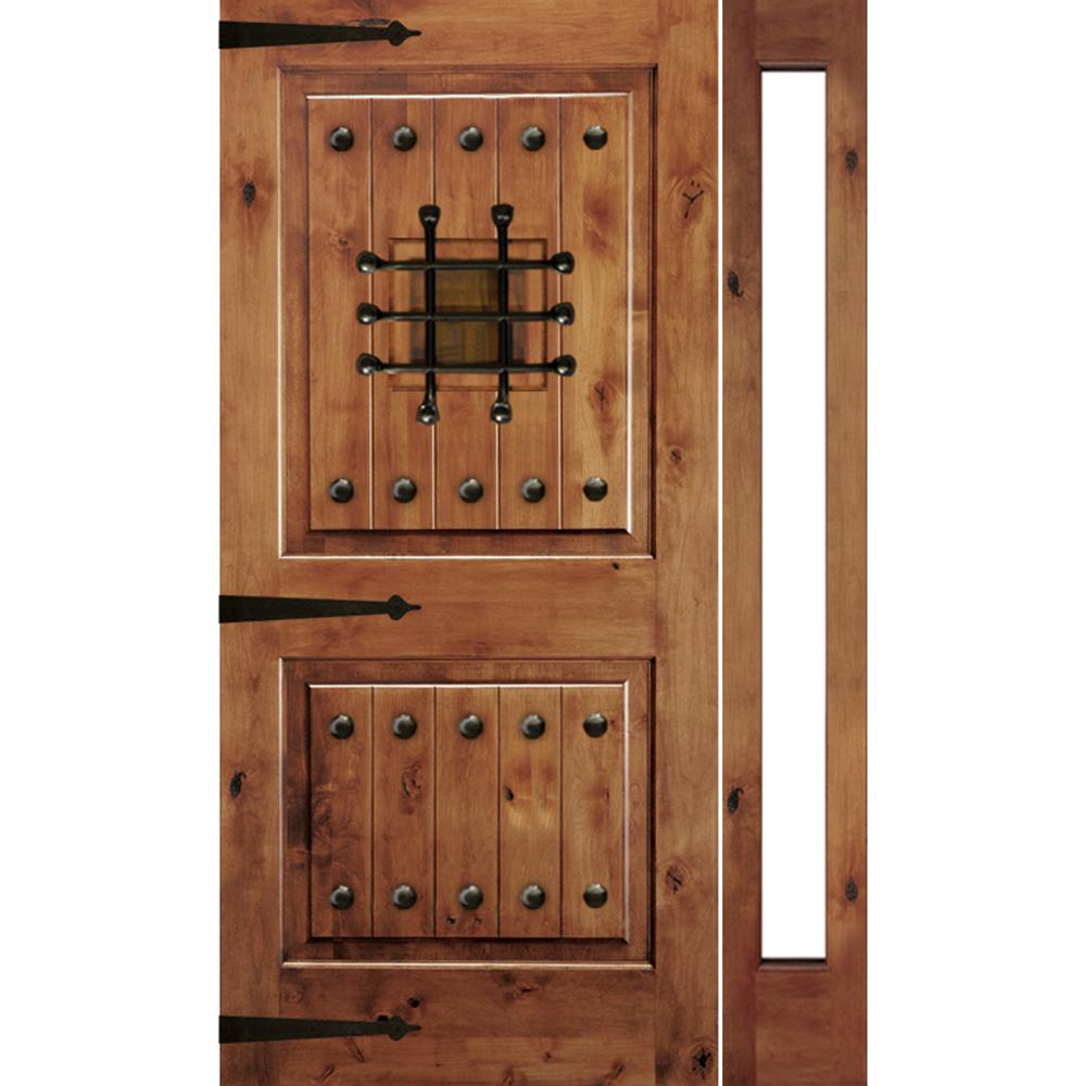 Krosswood Doors 62 In X 96 Terranean Alder Sq Clear Low E Krosswood Doors 62 In X 96 Terranean Alder Sq Clear Low E
