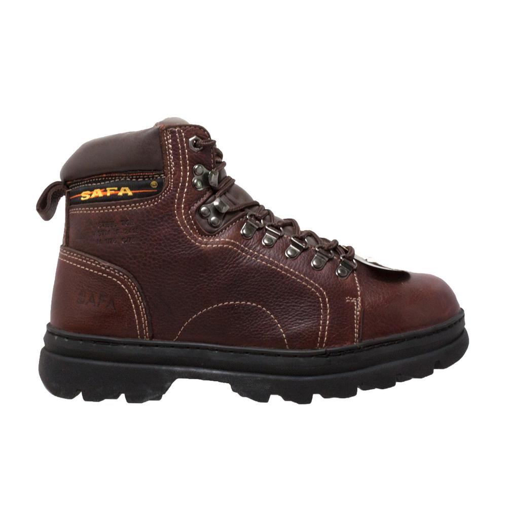 Adtec Men S Tumbled 6 Work Boots Steel Toe Brown Size 13 W