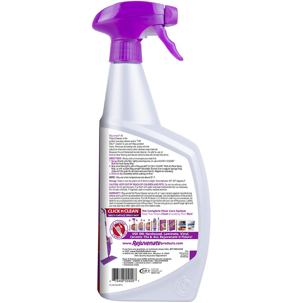 Rejuvenate 32 Oz Floor Cleaner Rjfc32rtu The Home Depot Rejuvenate 32 Oz Floor Cleaner