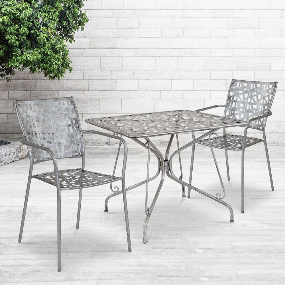 Carnegy Avenue Yellow Round Metal Outdoor Bistro Table Cga Ch Round Metal Outdoor Bistro Table Cga Ch