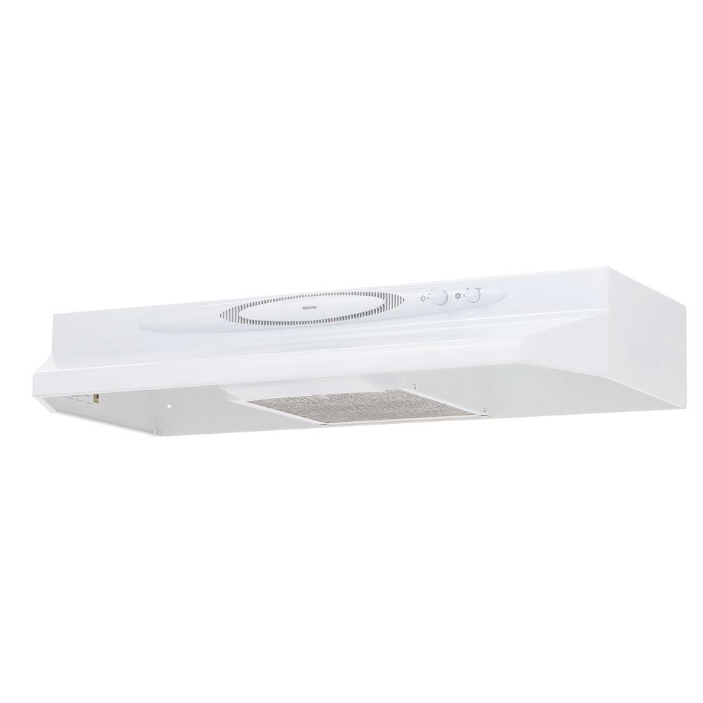Broan QT20000 Quiet Hood 36 in. Convertible Range Hood in WhiteQT236WW