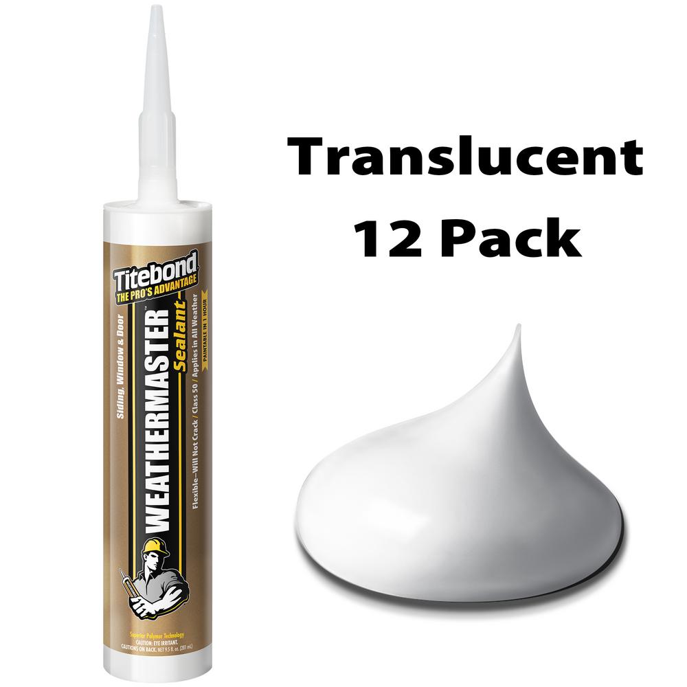 Titebond WeatherMaster 10.1 fl. oz. Clear Exterior Sealant Titebond WeatherMaster 10.1 fl. oz. Clear Exterior Sealant