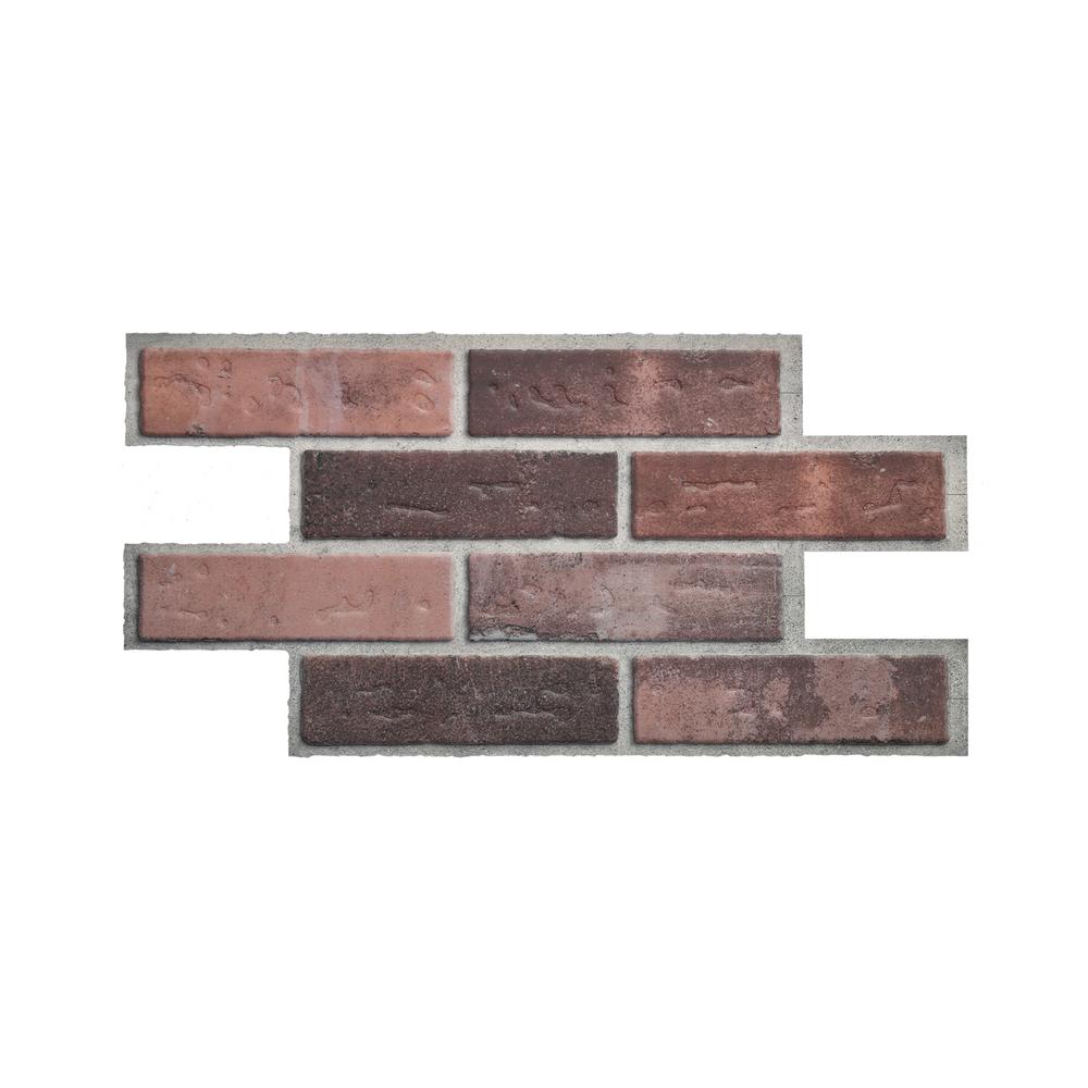 Smart Tiles Brik Porto 21.28 In. W x 10.86 in. H Peel and Stick Self ...