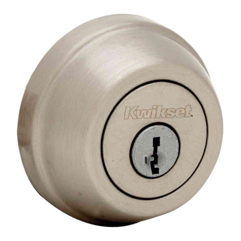 Kwikset 780 Series Satin Nickel Single Cylinder Deadbolt Featuring SmartKey Security780 15 SMT