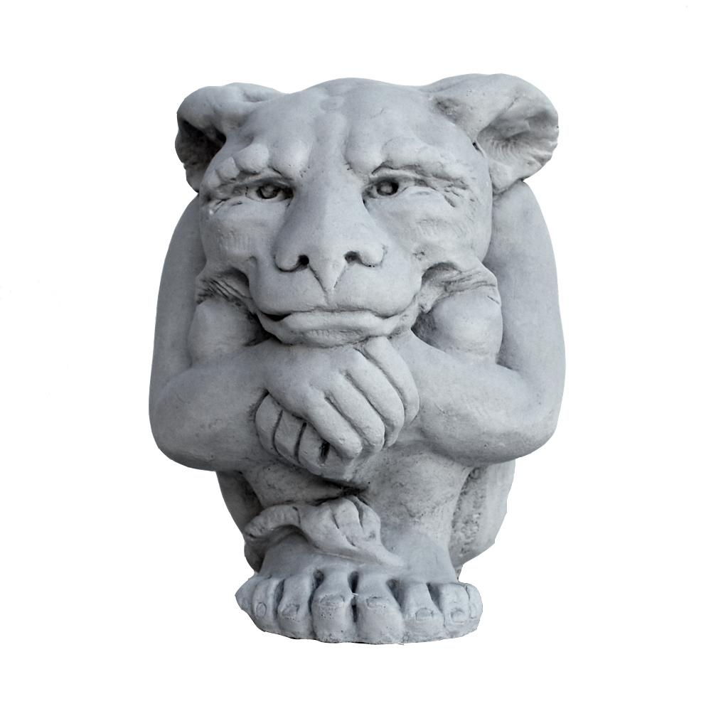 Cast Stone Sitting Squirrel Garden Statue Antique Gray Gnsqst Ag
