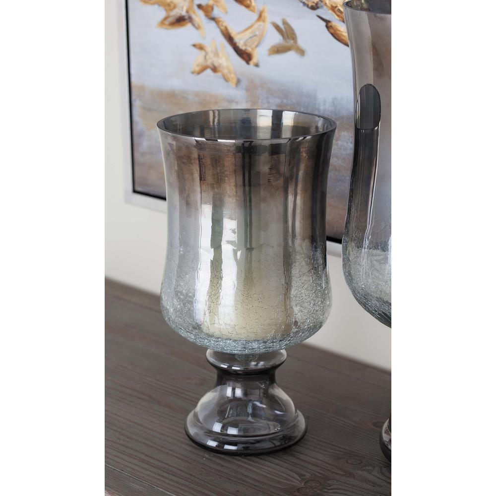 bronze glass candle holders