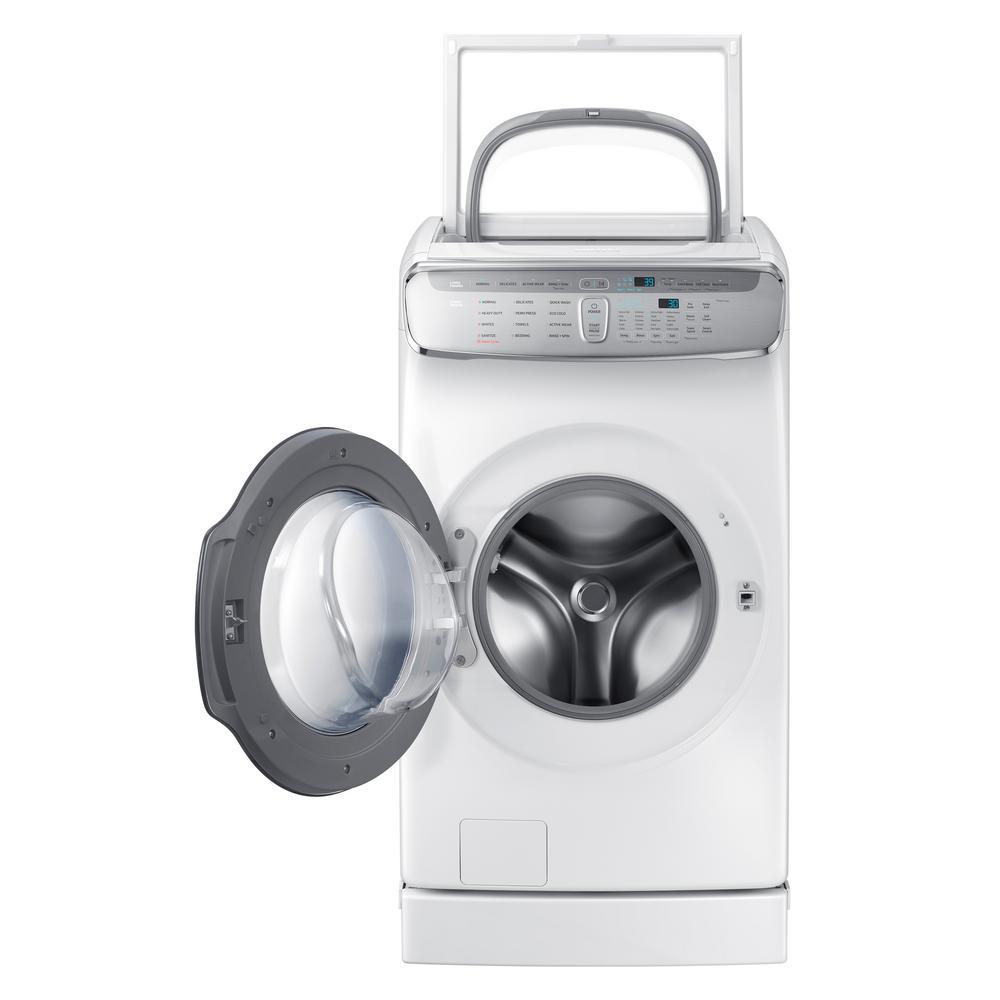 Samsung 5.5 Total cu. ft. HighEfficiency FlexWash Washer in White