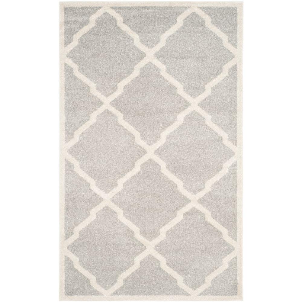 Safavieh Amherst Light Gray Beige 4 Ft X 6 Ft Indoor Outdoor Area Rug   Light Gray Beige Safavieh Area Rugs Amt421b 4 64 1000 