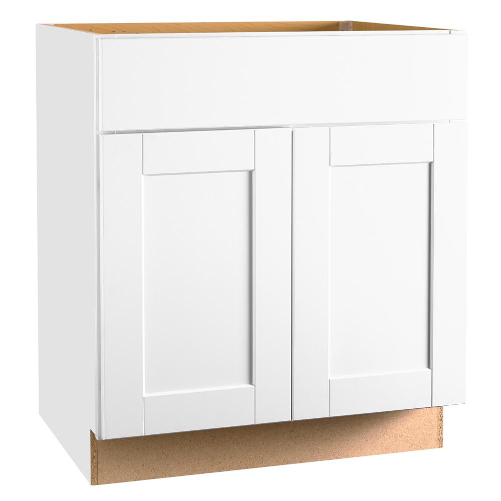 Hampton Bay Shaker Assembled 24 X 34 5 X 21 In Bathroom Vanity