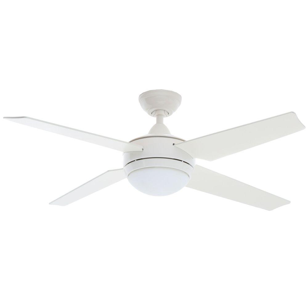 Hunter Sonic 52 In Indoor White Ceiling Fan With Universal Remote